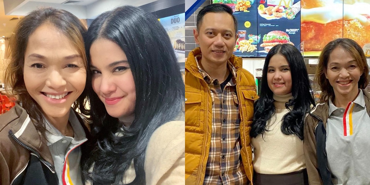 Photo of Annisa Yudhoyono Persuading Her Husband to Meet Bunda Corla in Germany, Said to Resemble Doraemon Doll