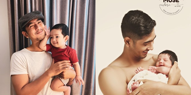 Photo of Arya Saloka and his son Ibrahim, Father and Son are Equally Adorable