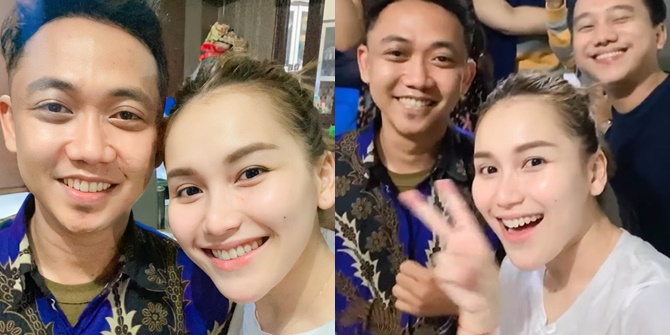 Ayu Ting Ting's Photo at Cousin's Engagement Event, Her Simple Makeup Becomes the Highlight