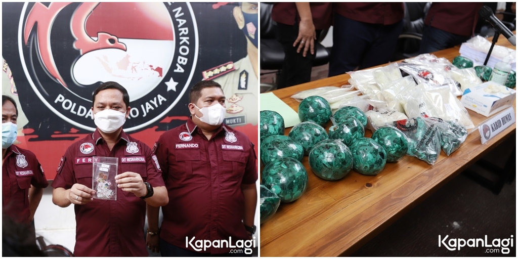 Foto Barang Bukti Penangkapan Jeff Smith, Dangerous New Type of Drugs