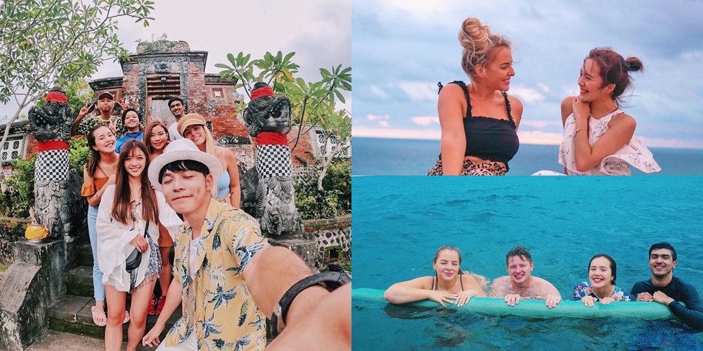 PHOTO: Beby Tsabina Invites Foreign Friends on Vacation to Lombok