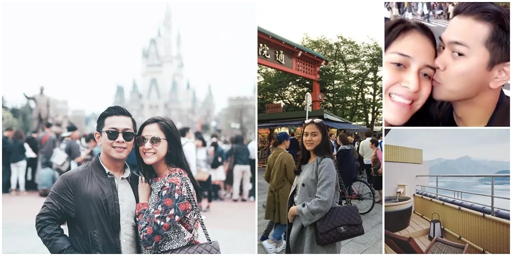 FOTO: Berbadan Dua, Nina Zatulini Babymoon ke Jepang Bareng Suami