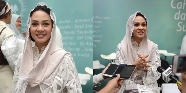 FOTO: Berbuat Baik, Andien Kunjungi Panti Jompo di Bulan Ramadan!