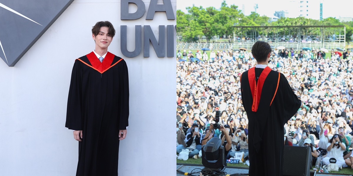 Bright Vachirawit's Super Festive Graduation Photos, Like a Spontaneous Fanmeeting and Food Bazaar