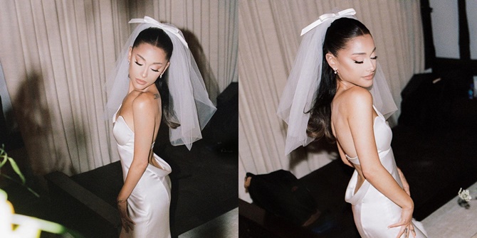 Beautiful Photos of Ariana Grande's Wedding at Home, Tattoos Still Visible and Dress Made from Promises