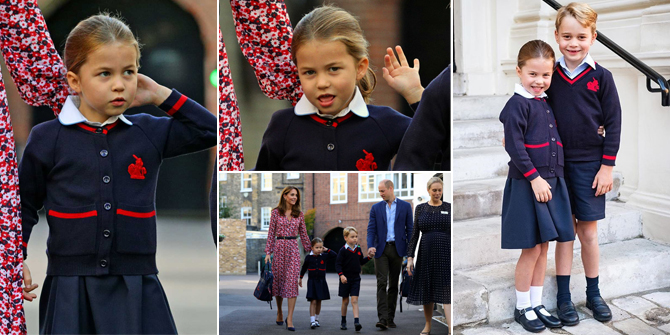 PHOTO: Princess Charlotte Looks Beautiful in Uniform on First Day of School