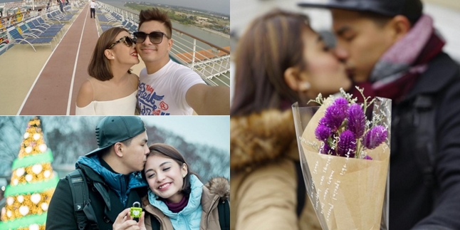  FOTO  Ciuman  Romantis  Chelsea Glenn Dari Pesiar Mewah 