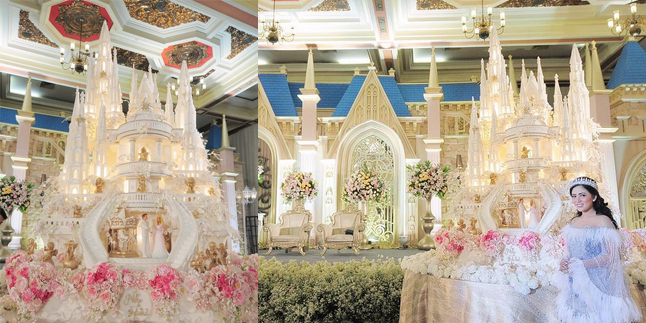 FOTO: DEKORASI WONDERLAND MEWAH ALA WEDDING RACHEL VENNYA 