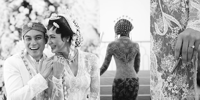 PHOTO Detail of Paula Verhoeven's Wedding Kebaya, Simple Elegance