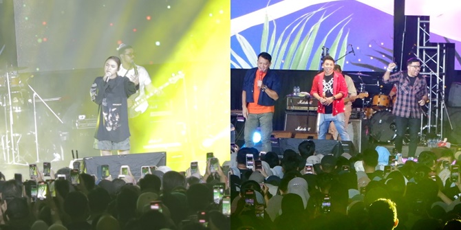 Photos of Donnie Sibarani, Mahalini, and Kahitna at Love Music Festival 2022, Simple OOTD but Their Star Quality is Top Notch