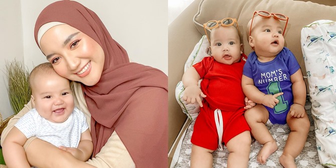 Photos of Erica Putri and Baby Zee, Often Called Twins with Citra Kirana and Baby Athar