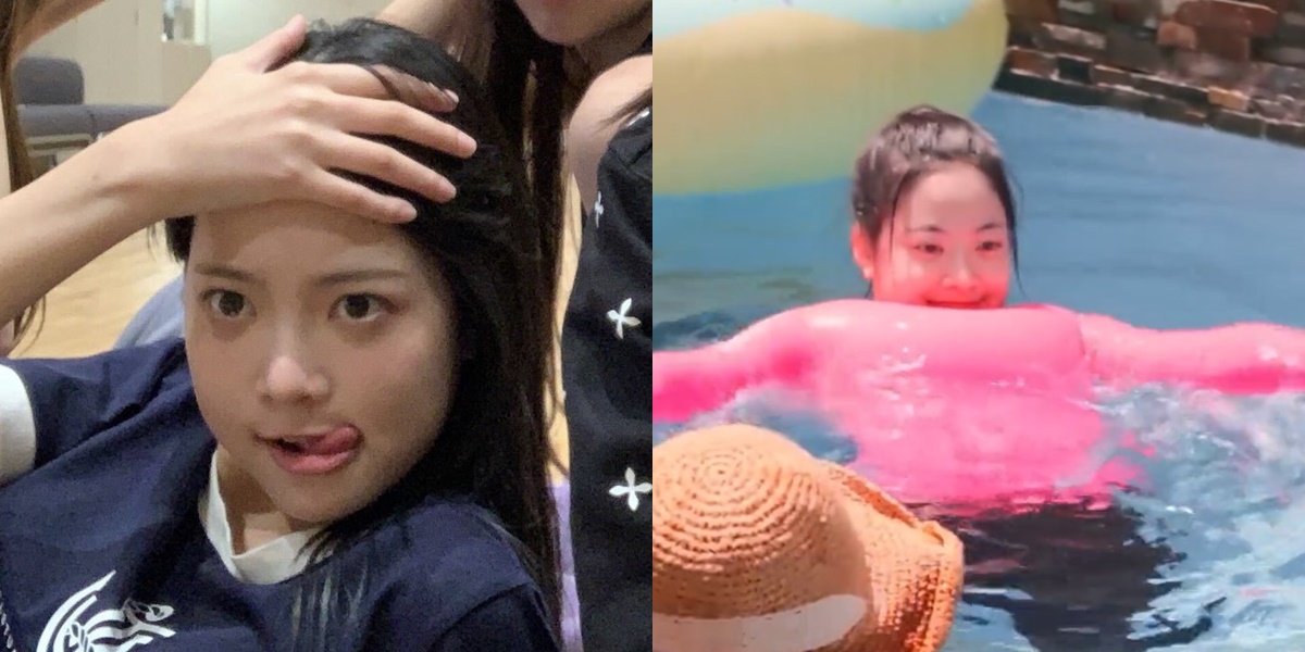 Photos of Eunchae LE SSERAFIM Being Called the Death Kid by Indonesian Fans, the Mischievous Maknae