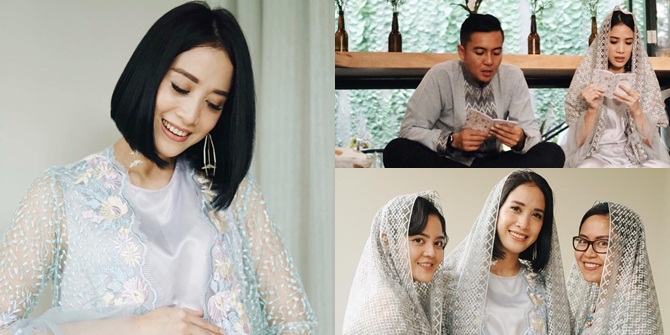 PHOTO: Fanny Fabriana Looks Beautiful at Her 4-Month Pregnancy Ceremony