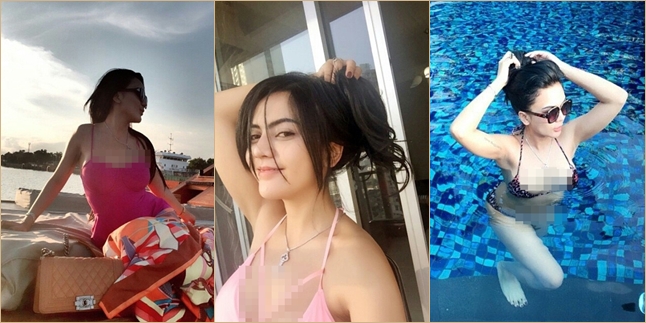 Foto Foto Anggita Sari Saat Pakai Bikini Seksi Awas Gagal Fokus