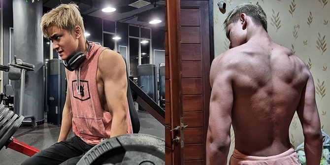 Photos of Azka Corbuzier Getting More Muscular, Having a Super Muscular Body Like His Father Deddy Corbuzier