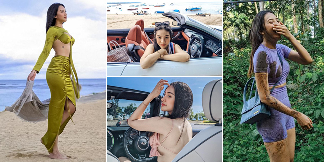 Hot Photos of Anya Geraldine's Vacation in Bali, Showing off Body Goals Until Falling off a Bike