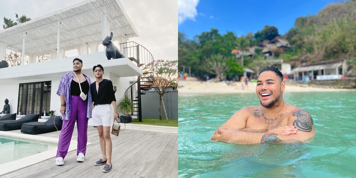 Photos of Ivan Gunawan's Vacation in Bali, Showing 'Savings' for 15 Years - Relaxing on the Beach