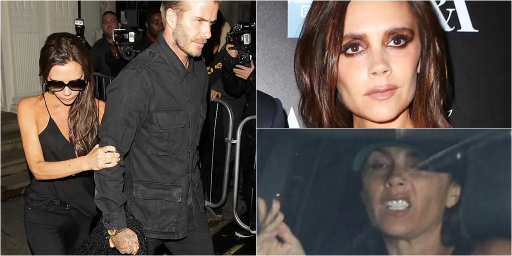 FOTO-FOTO 'MEMALUKAN' VICTORIA BECKHAM, MABUK - KENCING DI 