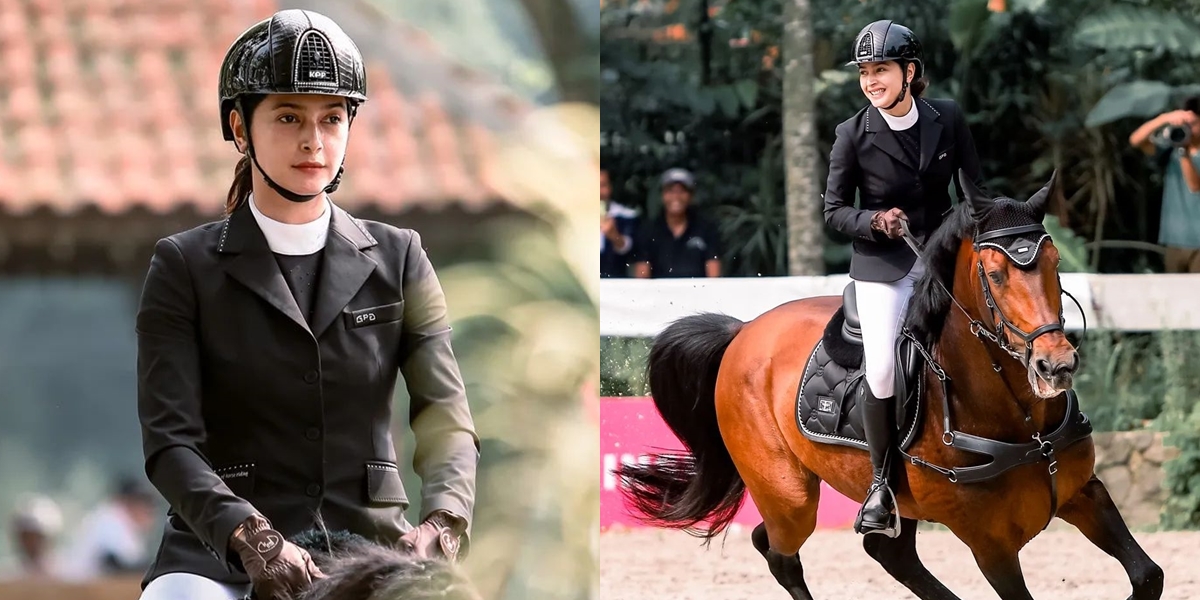 Photos of Nabila Syakieb When Horse Riding, Showing Beautiful and Elegant Charms Like a Noblewoman