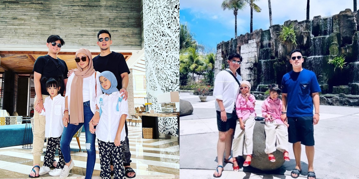 Photos of Olla Ramlan and Aufar Hutapea Unite in Inviting Children on Vacation in Bali, Emphasizing Their Relationship as Good Friends