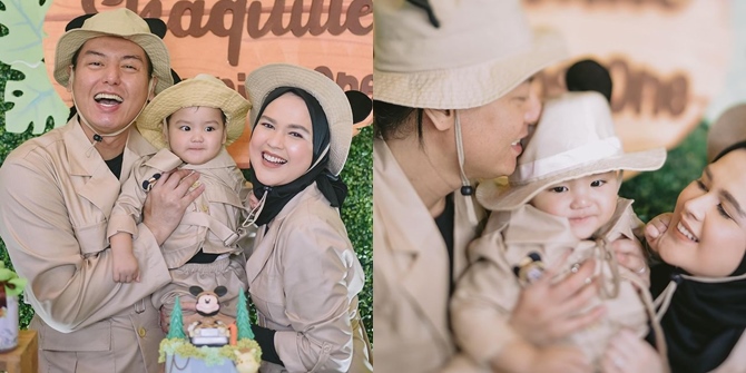 Photos of Baby Shaquille's First Birthday Celebration, Son of Roger Danuarta and Cut Meyriska, Super Cute Safari Theme!