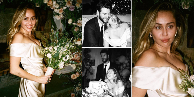 Foto-Foto Pernikahan Miley Cyrus yang Baru Terekspos, Romantis!