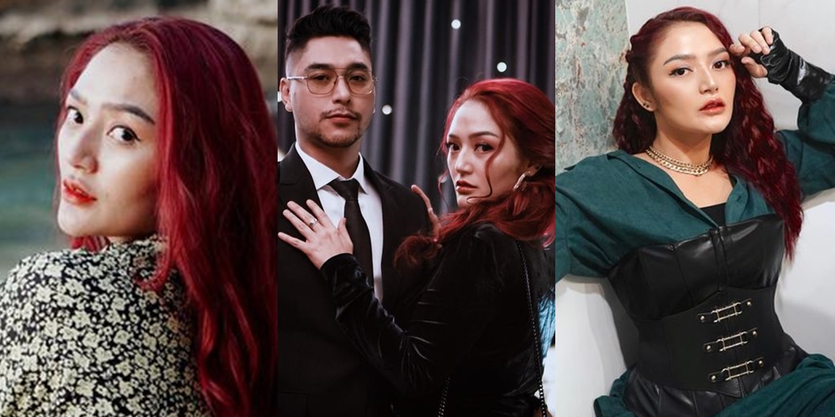 Photos of Siti Badriah with Red Hair Like Princess Ariel, Her Style Makes Her Hot Mom Look More Beautiful!