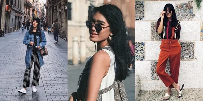 FOTO Gaya Kekinian Kece Alika Islamadina Jalan-Jalan di ...