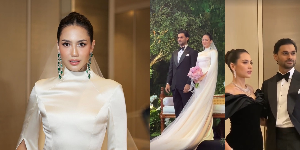 PHOTO Wedding Reception in Kuala Lumpur, Pevita Pearce Looks Elegant with Luxurious Emerald Jewelry - Grand Party