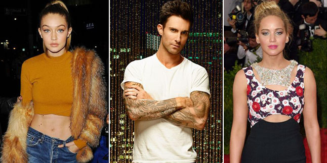 FOTO: GIGI HADID - ADAM LEVINE, SEPERTI APA TIPE PACAR MEREKA