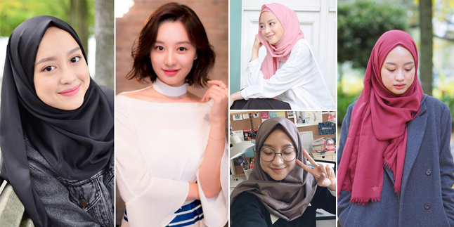  FOTO HIJABERS CANTIK INI KEMBARAN KIM JI WON ASAL 