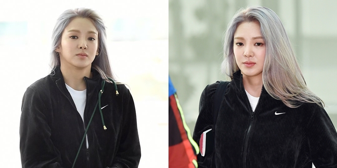 Hyoyeon SNSD Looks Sad at the Airport, Unable to Cancel Schedule