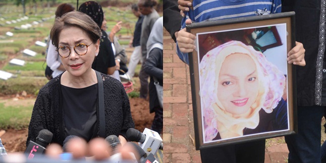 PHOTO Mourning Together, A Line of Celebrities Attends Titi Qadarsih's Funeral