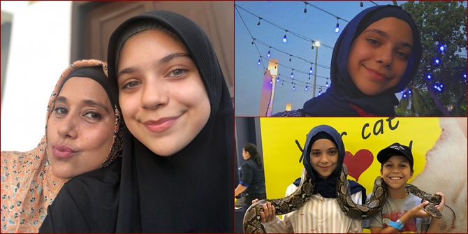 PHOTO: Isabelle, Ayu Azhari's Mixed-Race Child, Now Firmly Wearing Hijab