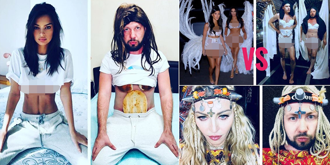 PHOTO: Being Madonna - Kim K, This Artist Parody Makes You Laugh!