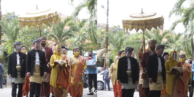 Photos of Indra Priawan and Family's Arrival at Nikita Willy's House Before the Wedding Ceremony, So Handsome!