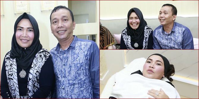 PHOTO: Ayu Ting Ting's Parents Undergo Facial Treatments