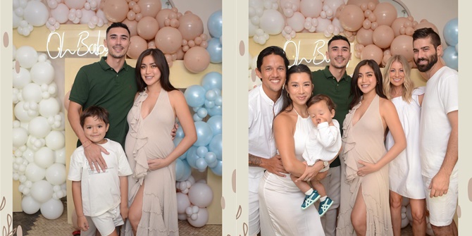 Surprise Photos of Jessica Iskandar's Baby Shower that Makes the Pregnant Woman Happy, Jennifer Bachdim is Also There