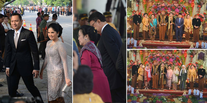 FOTO: KELUARGA PRESIDEN & WAPRES DI AKAD NIKAH KAHIYANG 