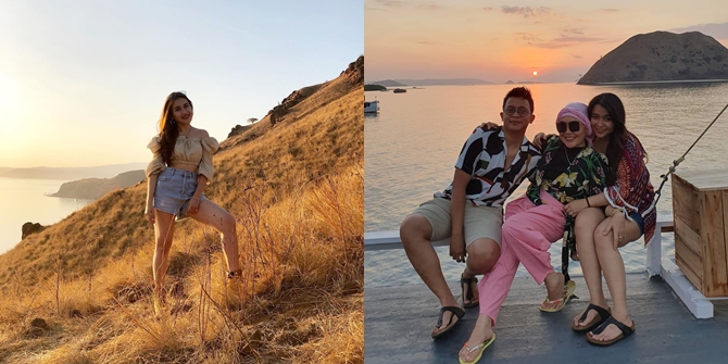 PHOTO: Ayu Ting Ting's Fun Vacation with Family, Enjoying the Beauty of Labuan Bajo