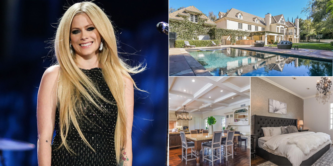 PHOTO: Classic & Luxurious! Avril Lavigne's House for Sale for Rp 117 Billion