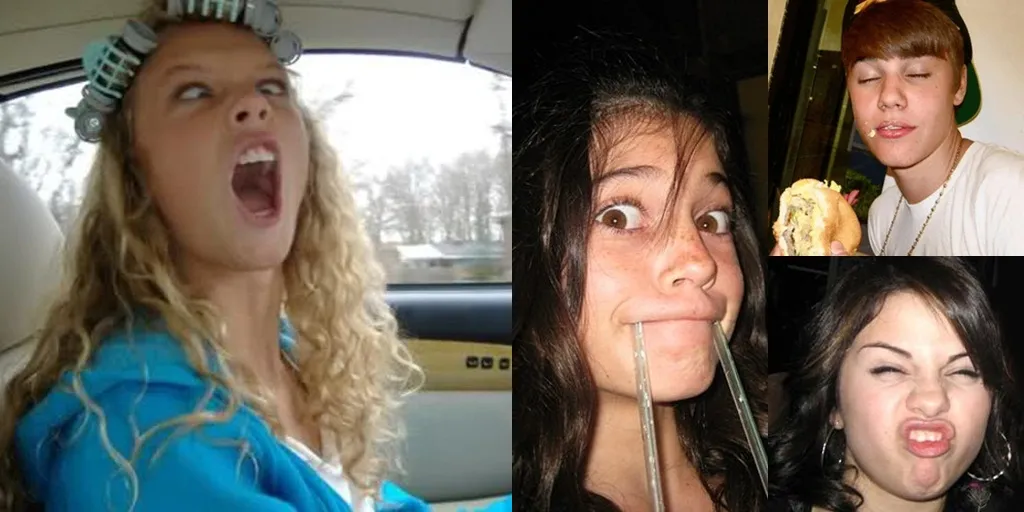 FOTO KOCAK IDOLA MASA KINI, SAAT BERPOSE 'JELEK' DI DEPAN 