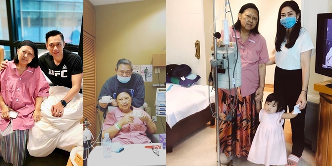 LATEST PHOTO Condition of Ani Yudhoyono, Still Smiling and Spirit