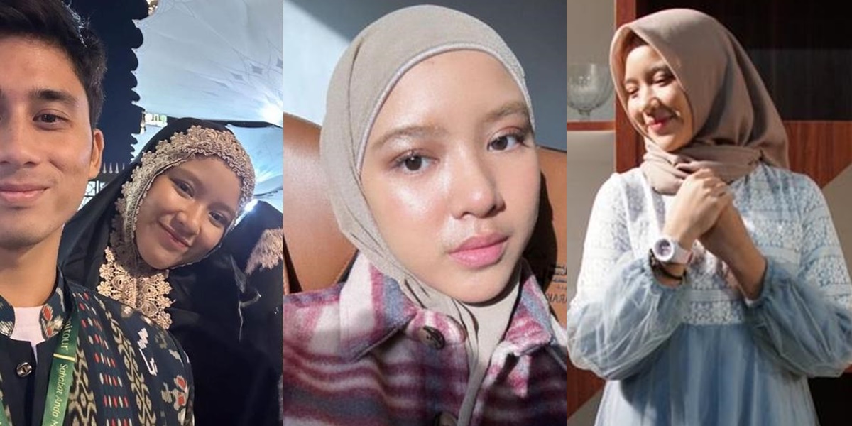 Rare Photo of Tiara Andini Looking Beautiful in Hijab, Latest during Umrah with Alshad Ahmad and Before She Became Famous