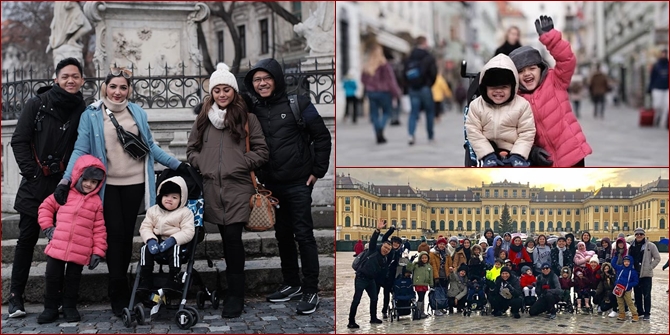 PHOTO: End-of-Year Vacation, Ashanty and Family Touring Europe