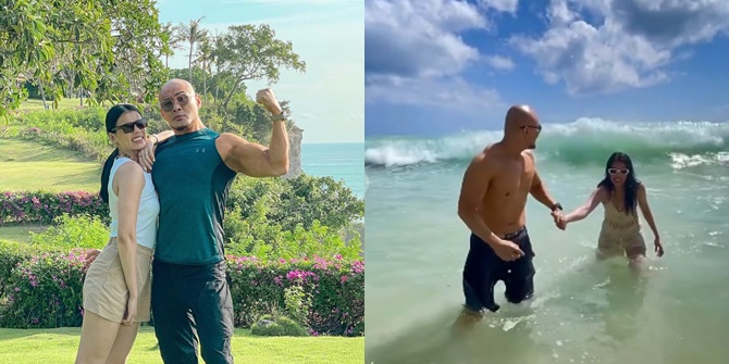 Sabrina Chairunnisa and Deddy Corbuzier's Vacation Photos in Bali, Failed Romance Due to Waves