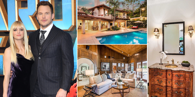 PHOTOS: Chris Pratt & Anna Faris' Mega Mansion for Sale, Let's Take a Peek!