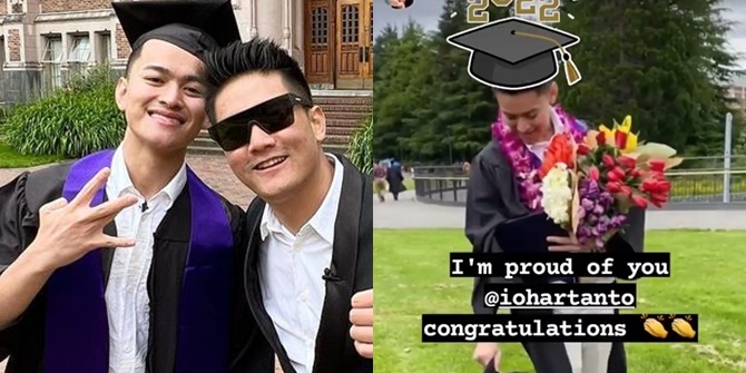 Foto Mario Hartanto Adik Boy William Graduates in America, Feels His Degree Will Not Be Used