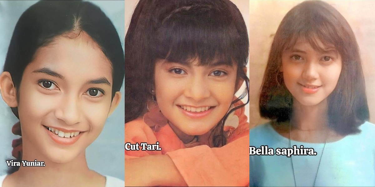 Photos of Famous Indonesian Celebrities in Their Teenage Years, Bella Saphira's Beauty Has No Cure - Wulan Guritno Looks Innocent