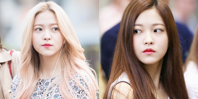 FOTO MENGGEMASKAN INI WARNA  WARNI RAMBUT  YERI RED  VELVET  